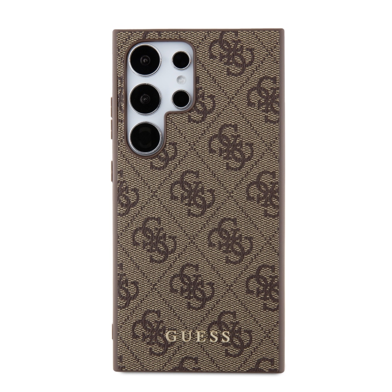 Guess 4G hátlap a Samsung Galaxy S24 Ultra Brown készülékhez