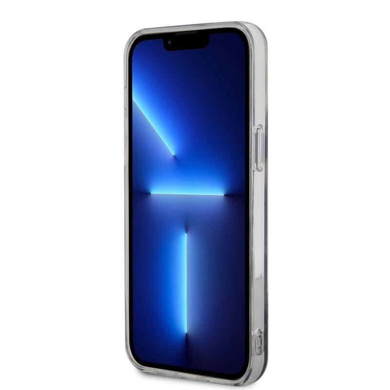 Guess márvány IML zselés tok MagSafe készülékkel iPhone 13 Pro Max készülékhez - fekete