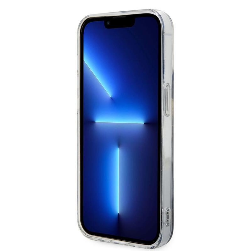 Guess márvány IML zselés tok MagSafe készülékkel iPhone 14 Pro készülékhez - fekete