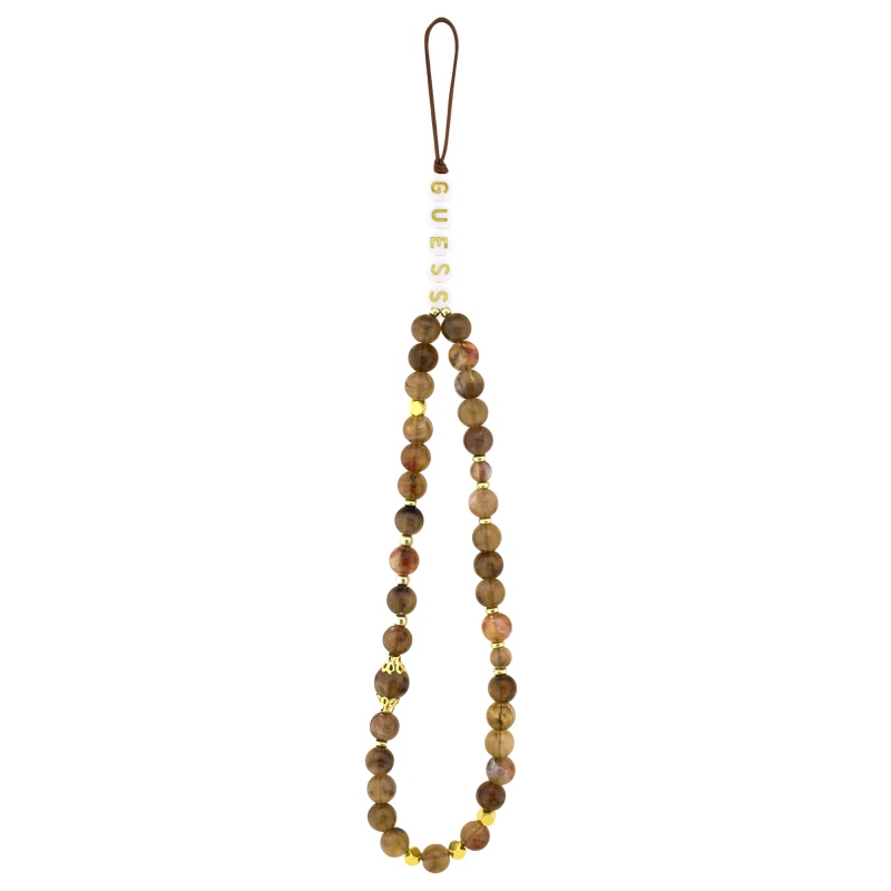 Guess PU 4G fém logós hátlap iPhone Air Brown készülékhez