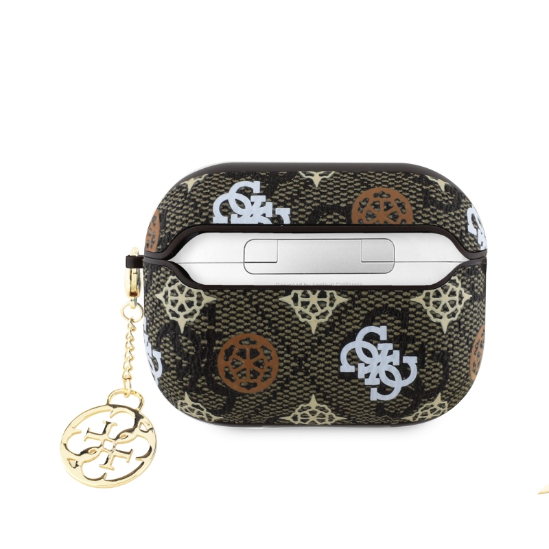 Guess PU 4G bazsarózsa báj tok AirPods 3 barna színű készülékhez