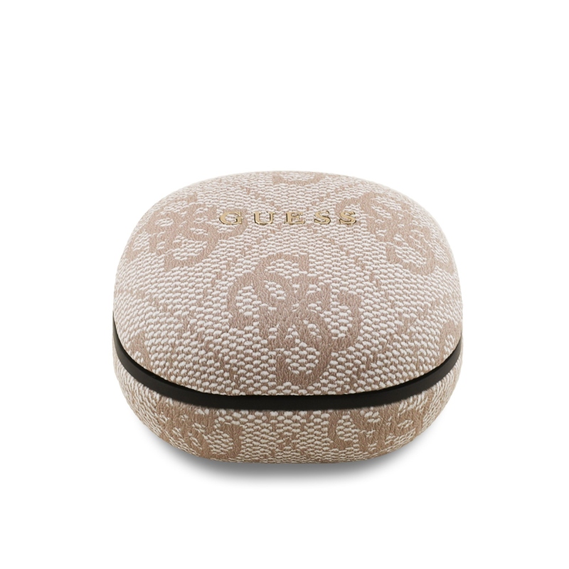 Guess PU 4G Script Logo ENC TWS vezeték nélküli fülhallgató, rózsaszín