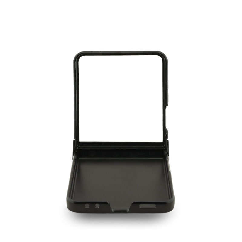 Guess PU bőr 4G színes gyűrűs mágneses hátlap Samsung Galaxy Z Flip 7 barna barna