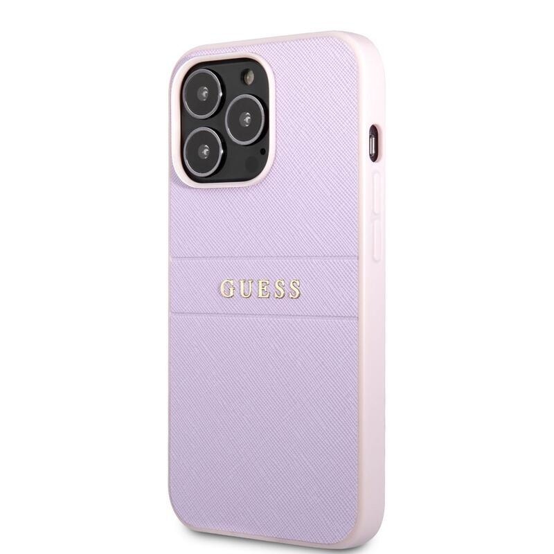 Guess PU zselé tok iPhone 13 Pro készülékhez - lila