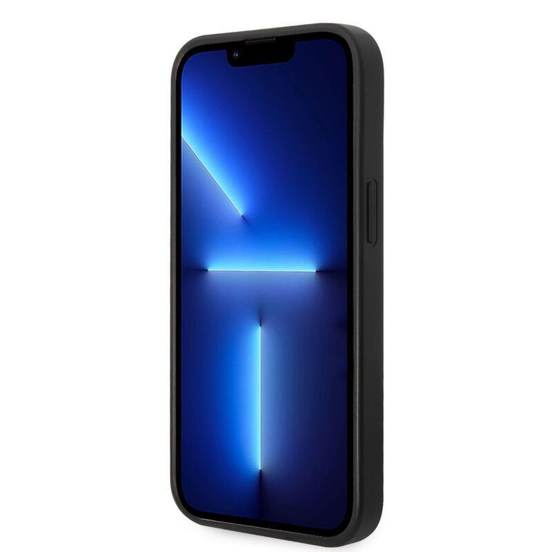 Guess PU zselés zselés tok iPhone 14 Plus készülékhez - fekete