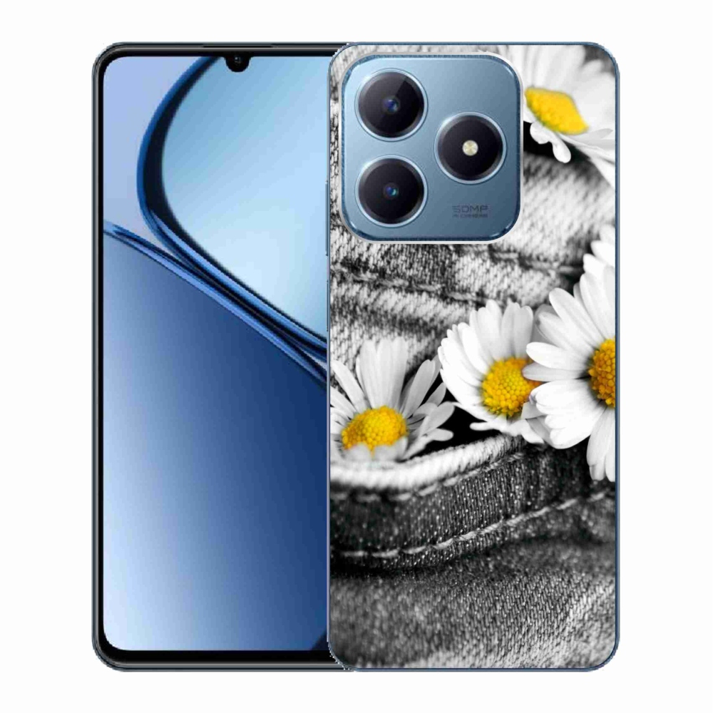 Gél tok mmCase a Realme C63 készülékhez - százszorszépek