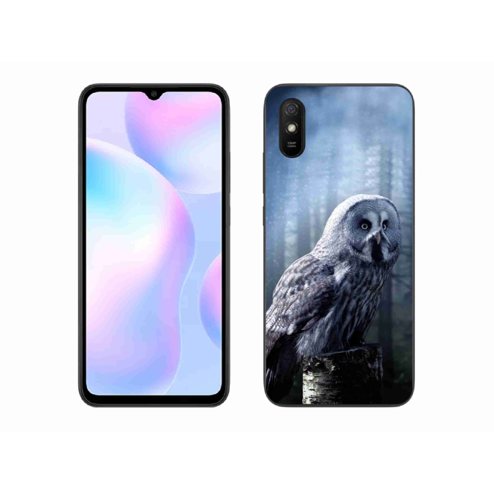 Gél borítás mmCase a Xiaomi Redmi 9A számára - bagoly
