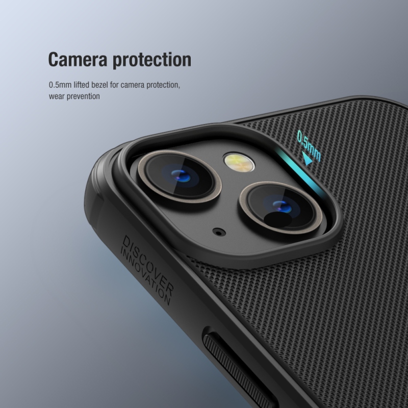 Nillkin Super Frosted PRO mágneses hátlap Apple iPhone 13/14 készülékhez Fekete