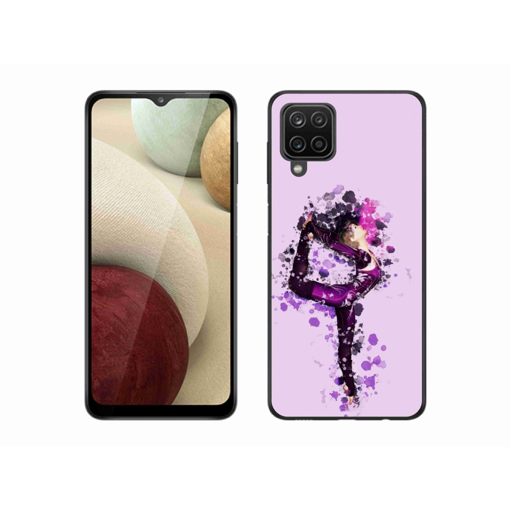 Gél borítás mmCase Samsung Galaxy A12 készülékhez - balerina