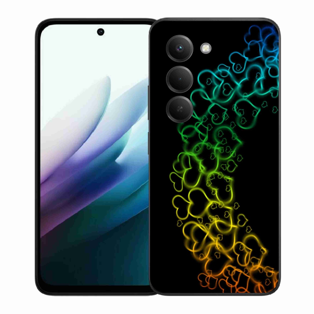 Gél borítás mmCase a Xiaomi Redmi 15 4G/5G (171mm) - színes szívek