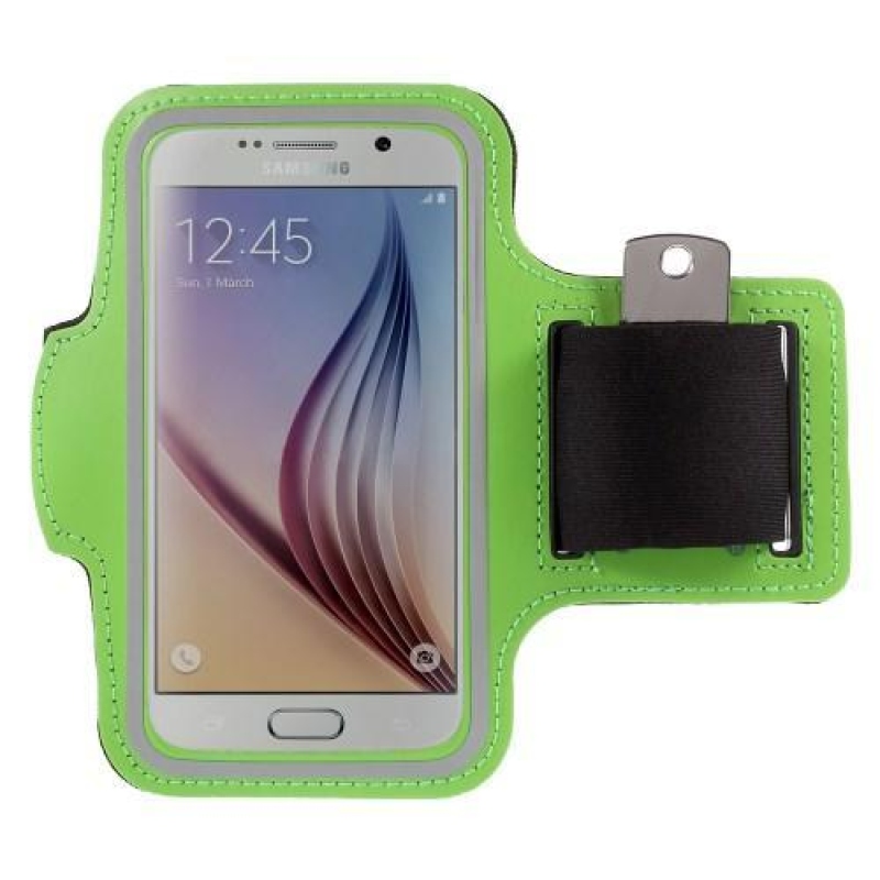 Gyms futótáska mobiltelefonokhoz 143 x 70 mm-es méretig - zöld színben