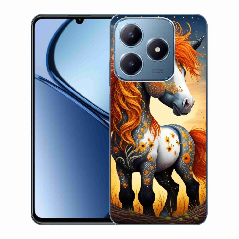 Zselés borítás mmCase a Realme C63 készülékhez - színes póni