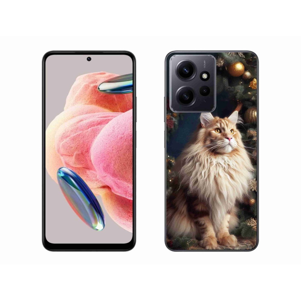 Gél borítás mmCase a Xiaomi Redmi Note 12 4G-hez - macska a fánál