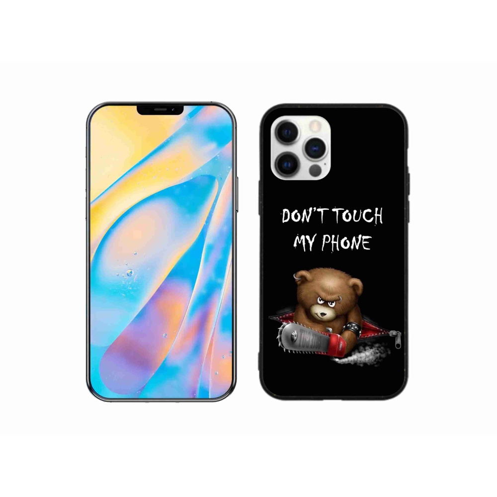 Zselés borítás mmCase iPhone 12 készülékhez - ne érintse meg a telefont