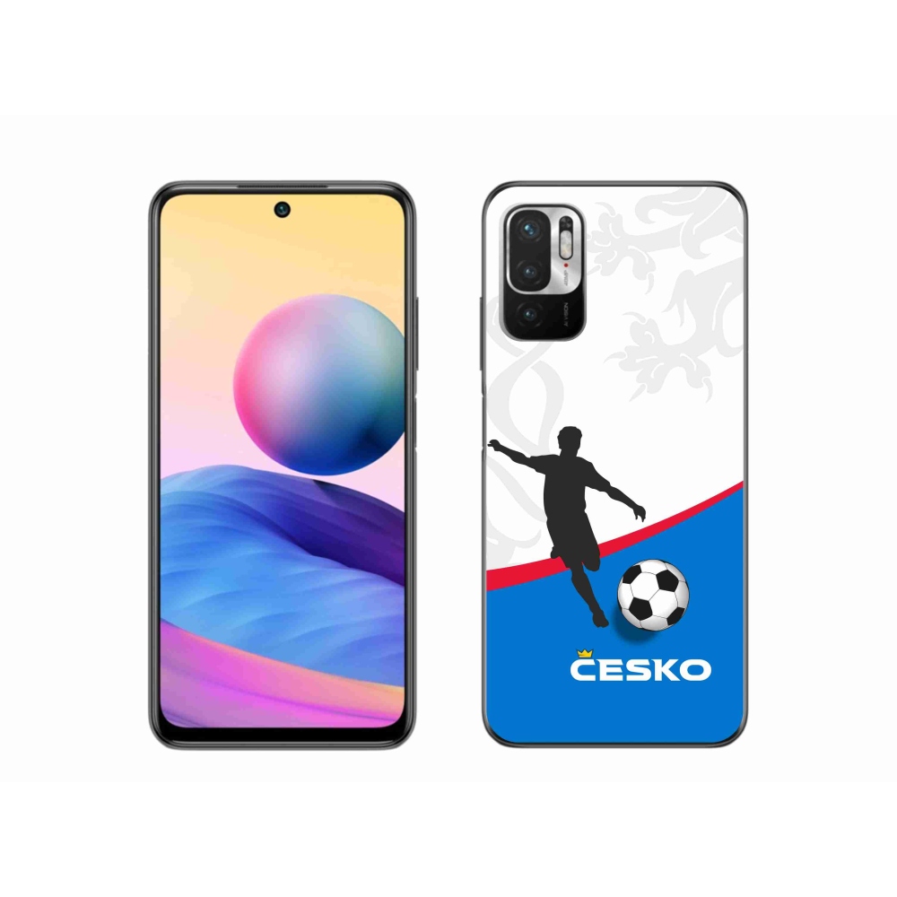 Gél borítás mmCase a Xiaomi Redmi Note 10 5G - futball Csehország 1
