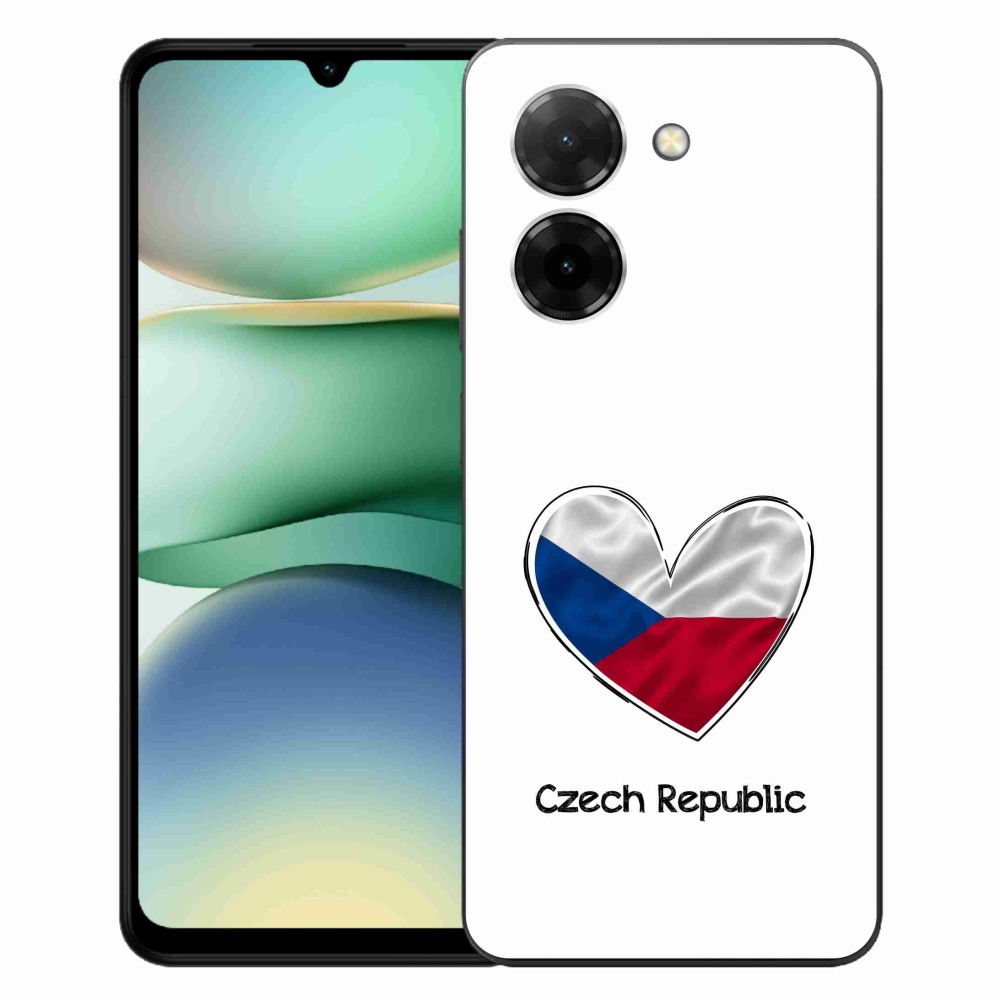 Gél borító mmCase a Xiaomi Redmi A5 (171.7x77.8x8.3mm) - szív zászló fehér háttérrel
