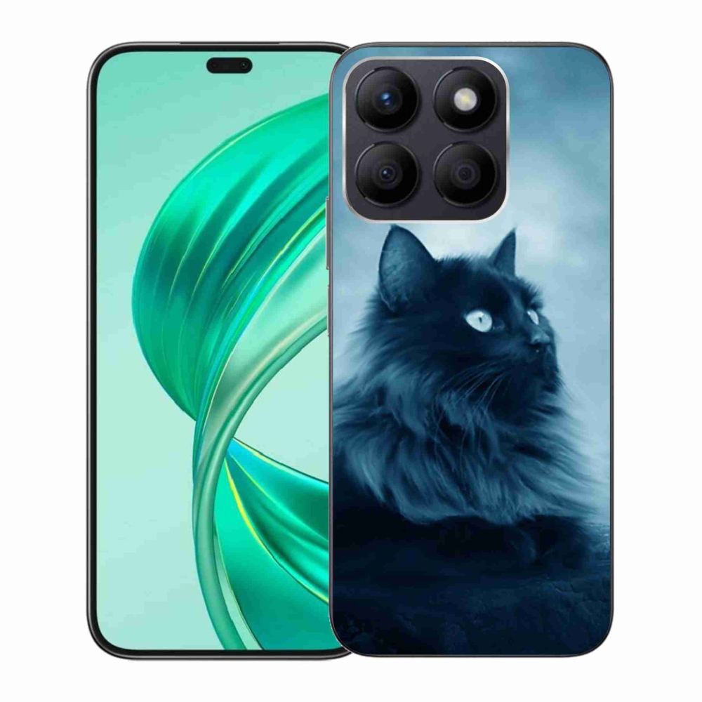 Gél tok mmCase a Honor X8b készülékhez - fekete cat 1