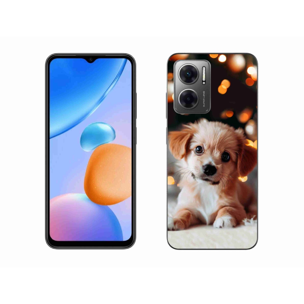 Gél borítás mmCase a Xiaomi Redmi 10 5G-hez - kölyökkutyakék