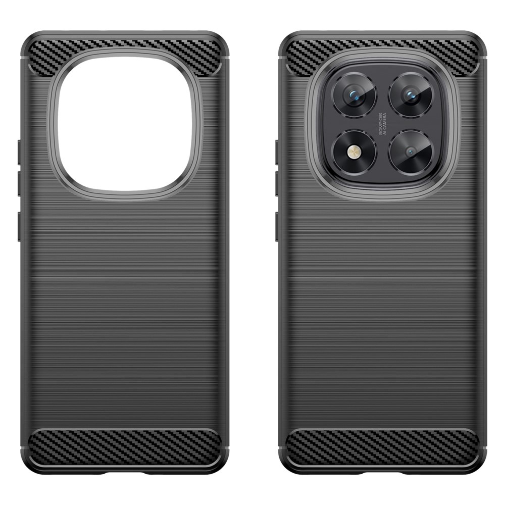 Szénálló zselés tok Xiaomi Redmi Note 14 Pro 5G/Poco X7 5G - fekete