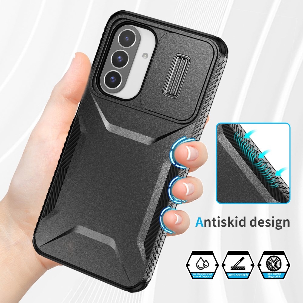 Csúszásálló, tartós borító Samsung Galaxy A26 5G készülékhez - fekete