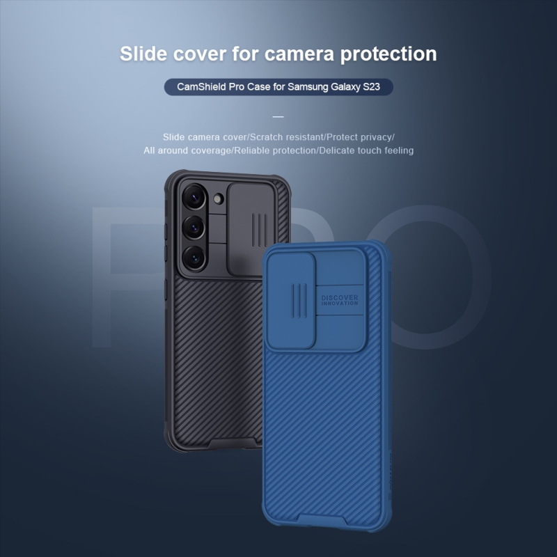 Nillkin CamShield PRO hátlap Samsung Galaxy S23 fekete