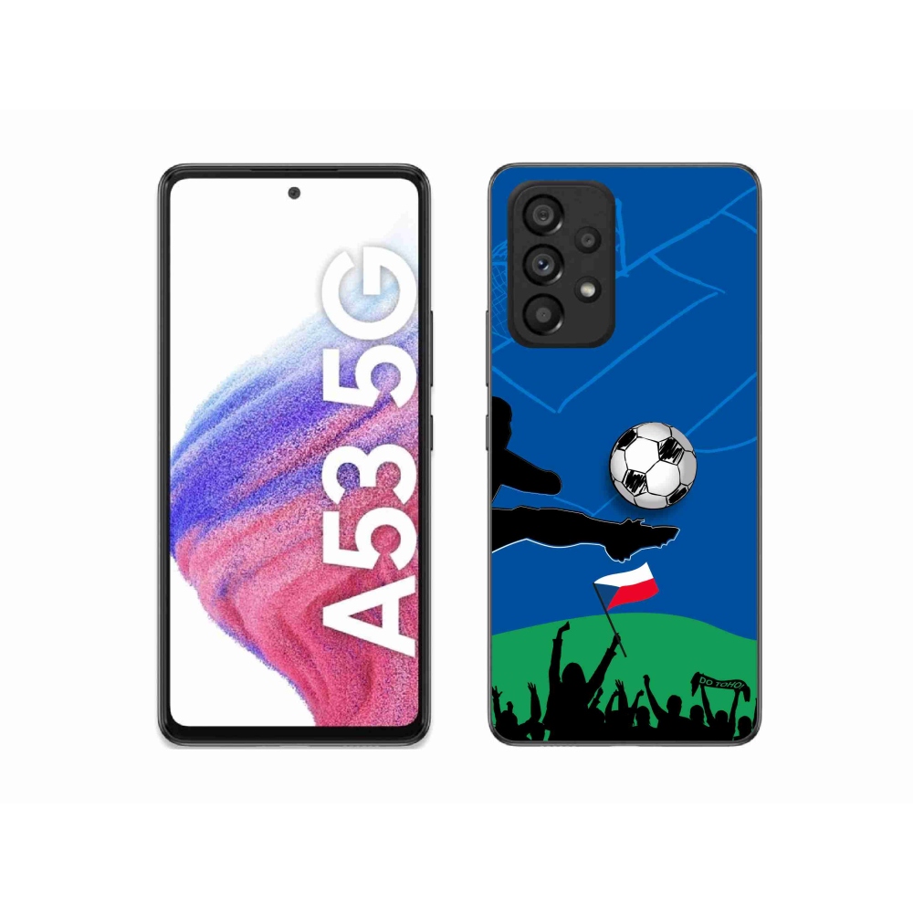 Gél borítás mmCase Samsung Galaxy A53 5G - futballszurkolók számára