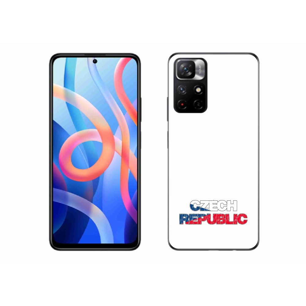 Gél borító mmCase a Xiaomi Redmi Note 11S 5G - Csehország fehér háttérrel