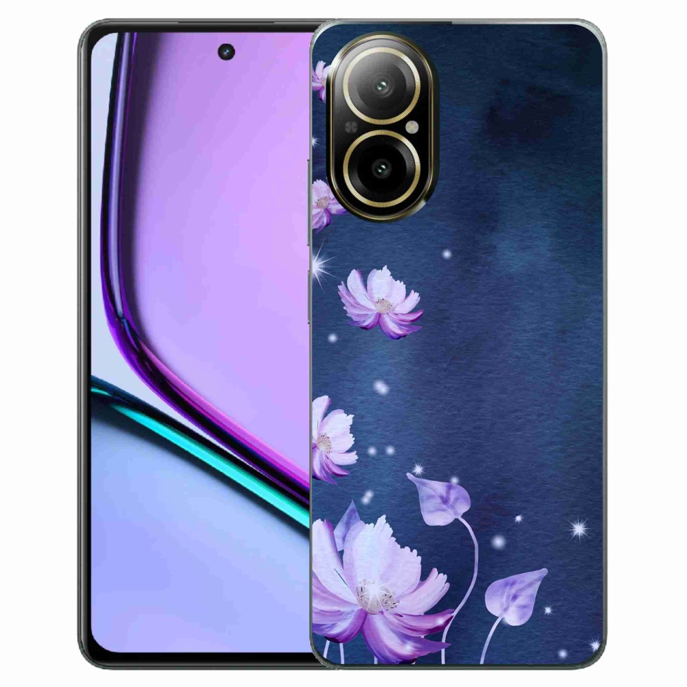 Gél tok mmCase a Realme C67 készülékhez - hulló virágok