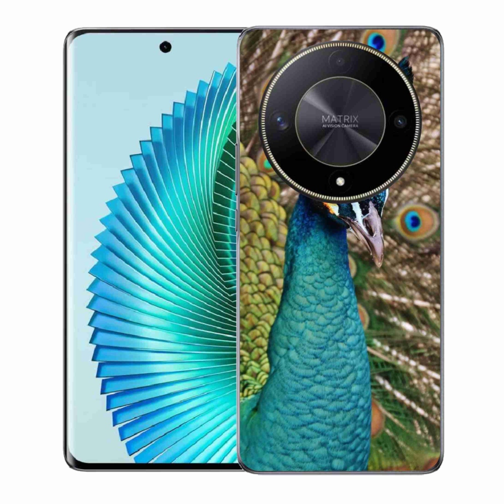 Zselés borítás mmCase a Honor Magic 6 Lite 5G készülékhez - páva