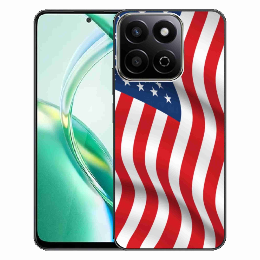 Zselés borító mmCase a Honor 200 Smart 5G készülékhez - amerikai zászló