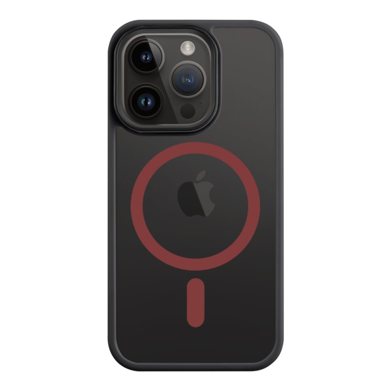 Taktikai MagForce Hyperstealth 2.0 borító iPhone 14 Pro Max készülékhez Fekete/Vörös