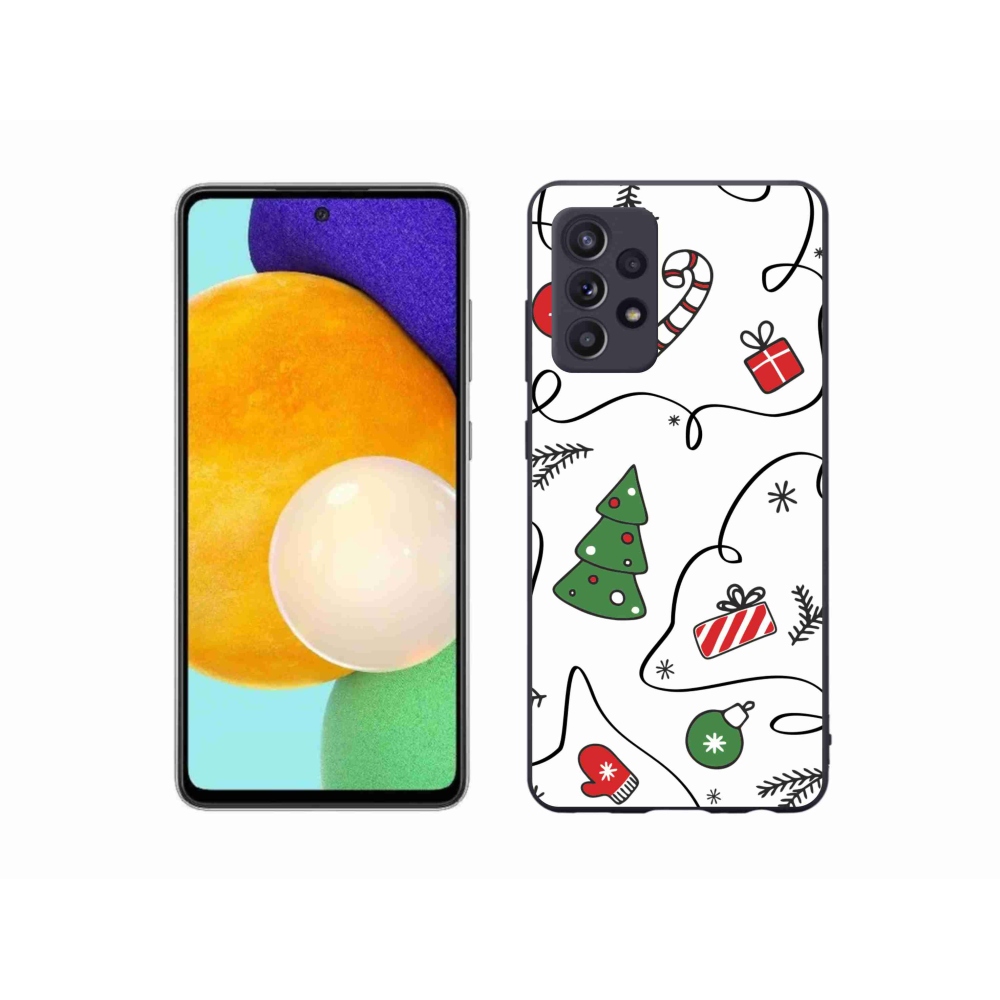 Gél borító mmCase Samsung Galaxy A52s 5G - karácsonyi motívumokkal