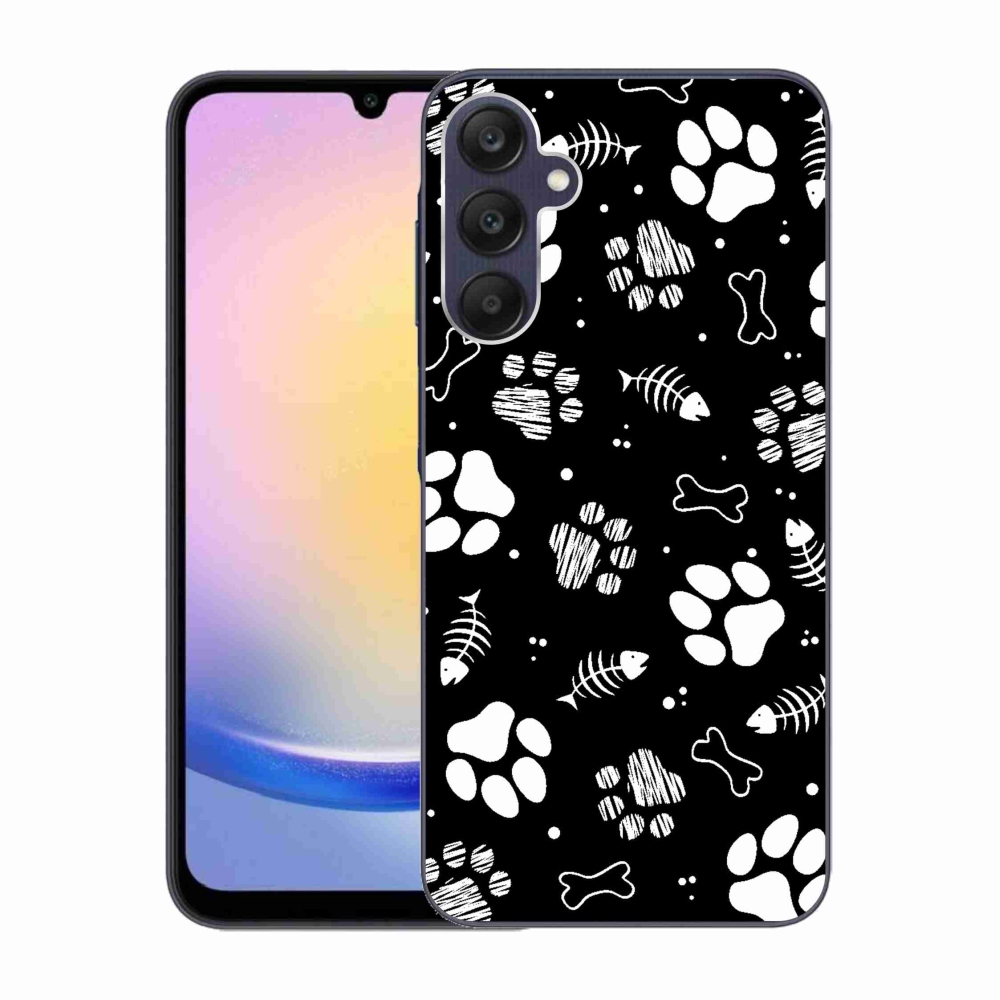 Zselés borítás mmCase Samsung Galaxy A25 5G - kutyamancsok