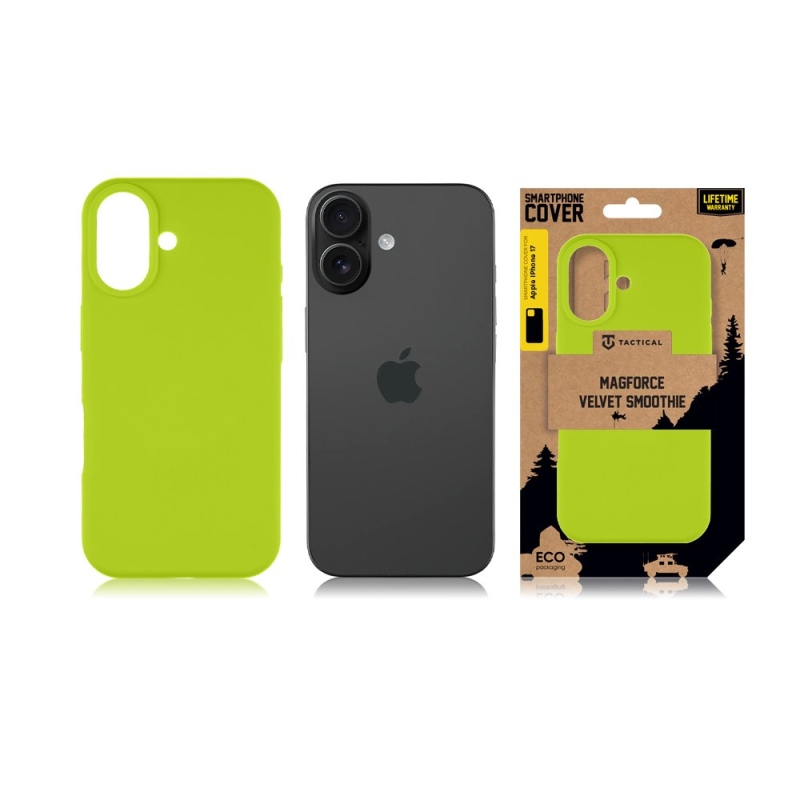 Taktikai MagForce bársony Smoothie borító Apple iPhone 17 Avokádóhoz