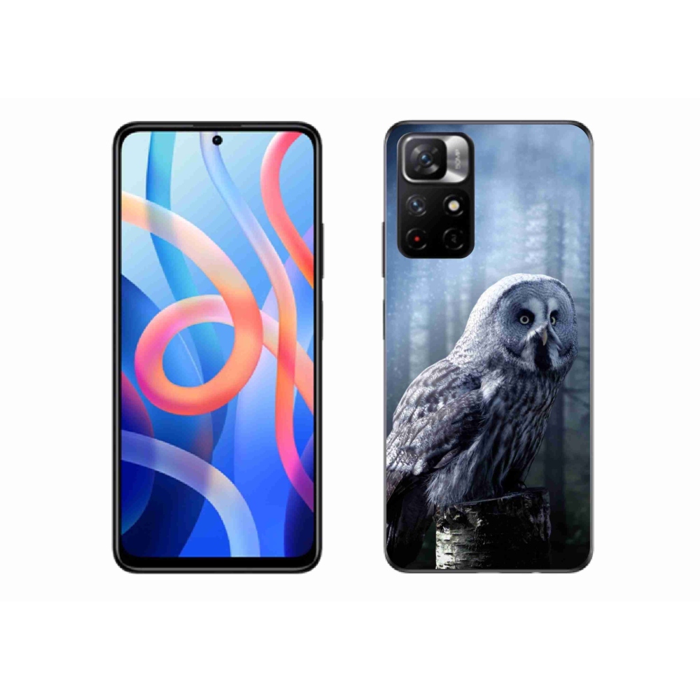 Gél borítás mmCase a Xiaomi Redmi Note 11S 5G számára - bagoly