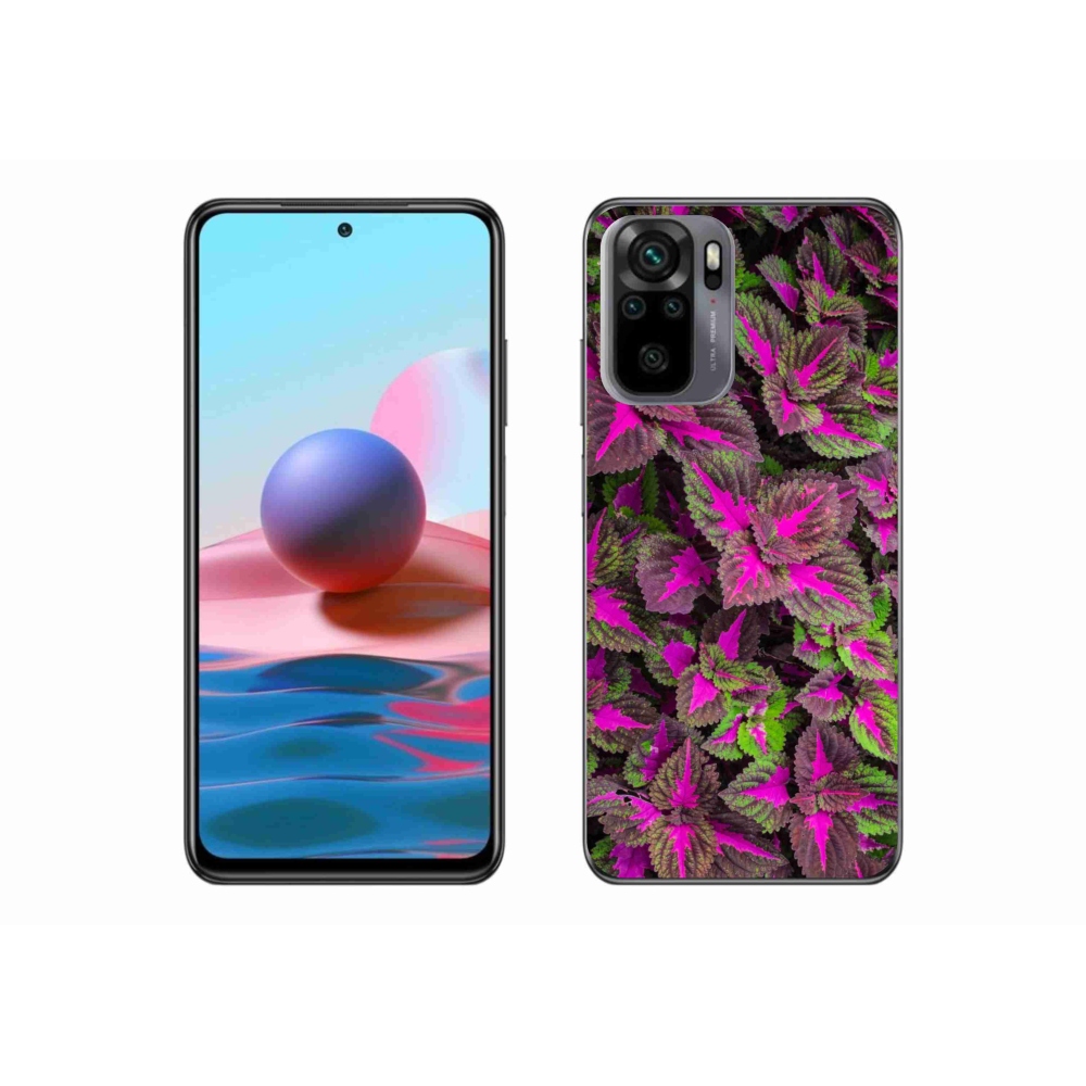 Gél borító mmCase a Xiaomi Redmi Note 10 4G-hez - virágok 10