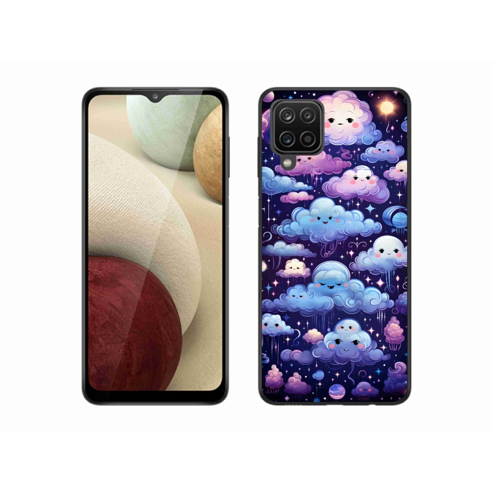Zselés borítás mmCase Samsung Galaxy M12 - felhőkhöz