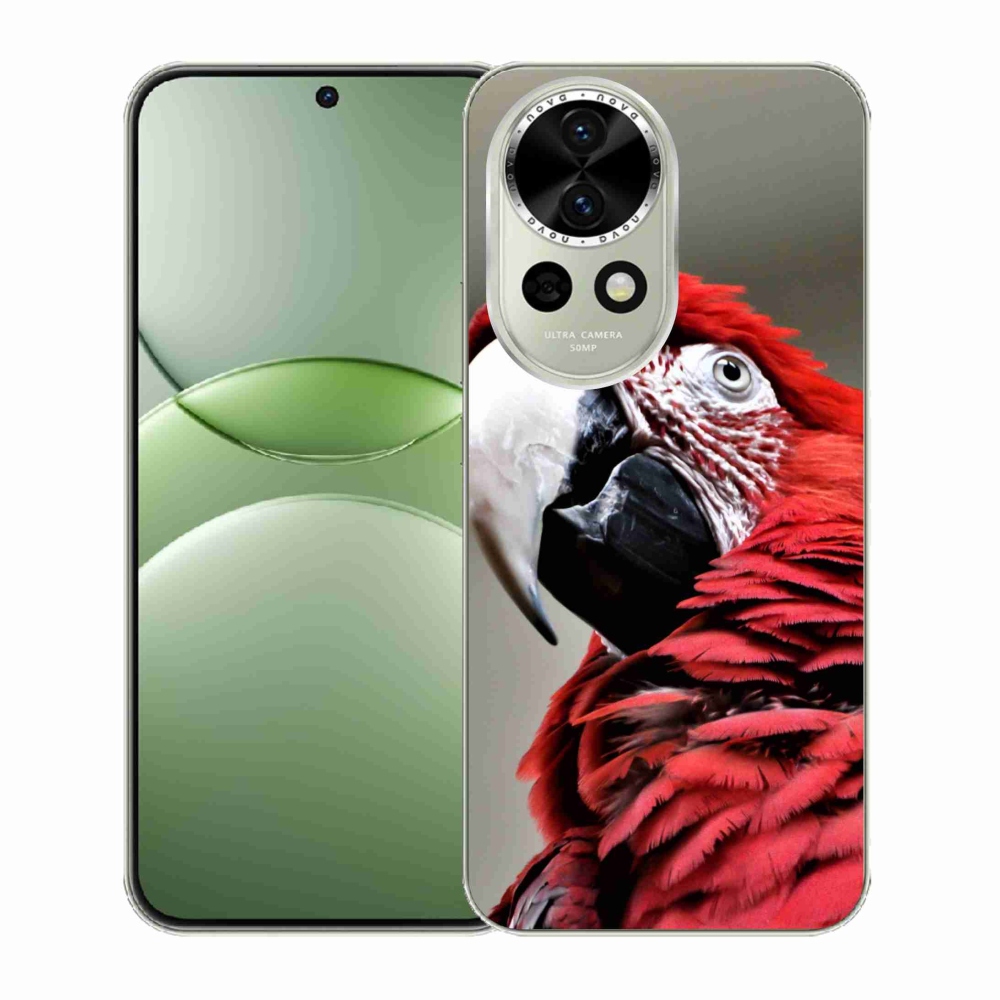 Gél borítás mmCase a Huawei Nova 13 5G - papagáj ara piros