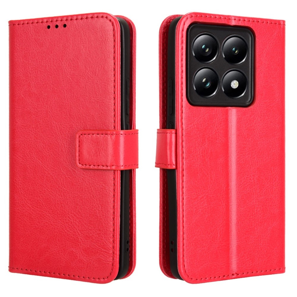 Őrült könyv tok a Xiaomi 14T-hez - piros