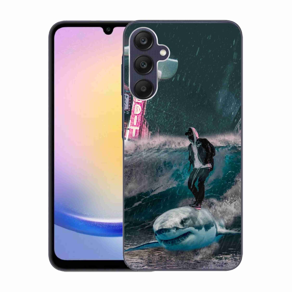 Zselés borítás mmCase Samsung Galaxy A25 5G - cápa