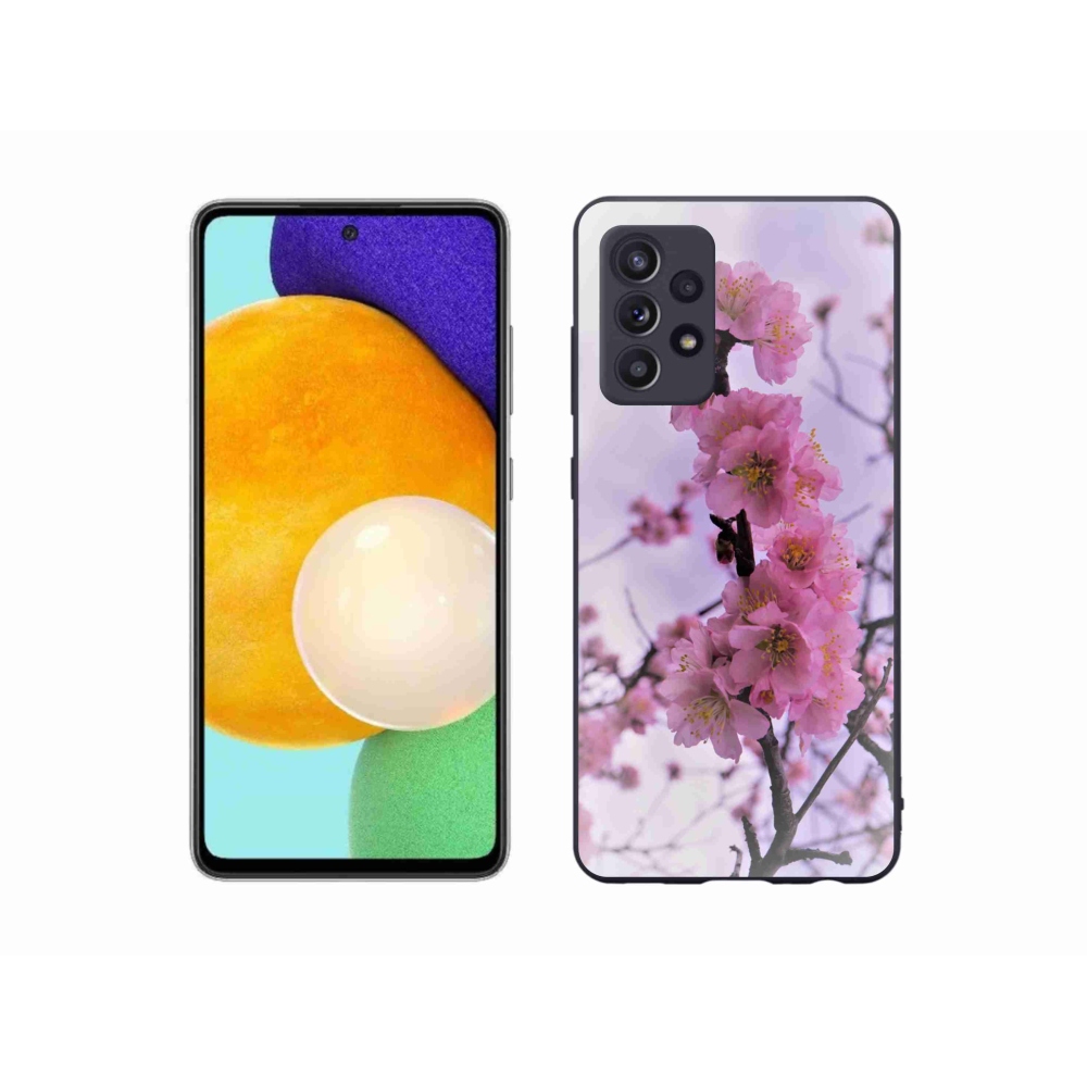 Gél borítás mmCase Samsung Galaxy A52s 5G - virágok 7