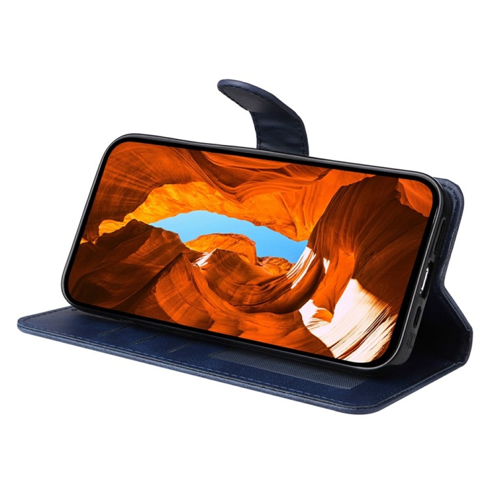 Vivo Y29s 5G - kék színű könyvtáska a Vivo Y29s 5G-hez