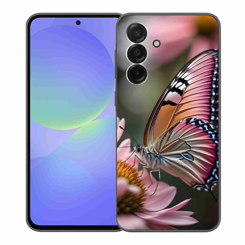 Zselés borítás mmCase Samsung Galaxy A36 5G - színes pillangó