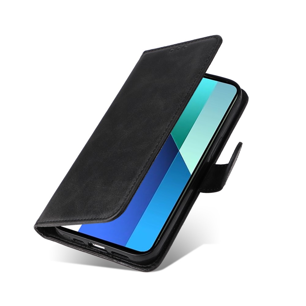 Tárcás könyv tok Xiaomi Redmi Note 13-hoz - fekete