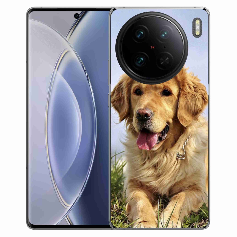 Gél tok mmCase a Vivo X90 Pro készülékhez - arany retriever