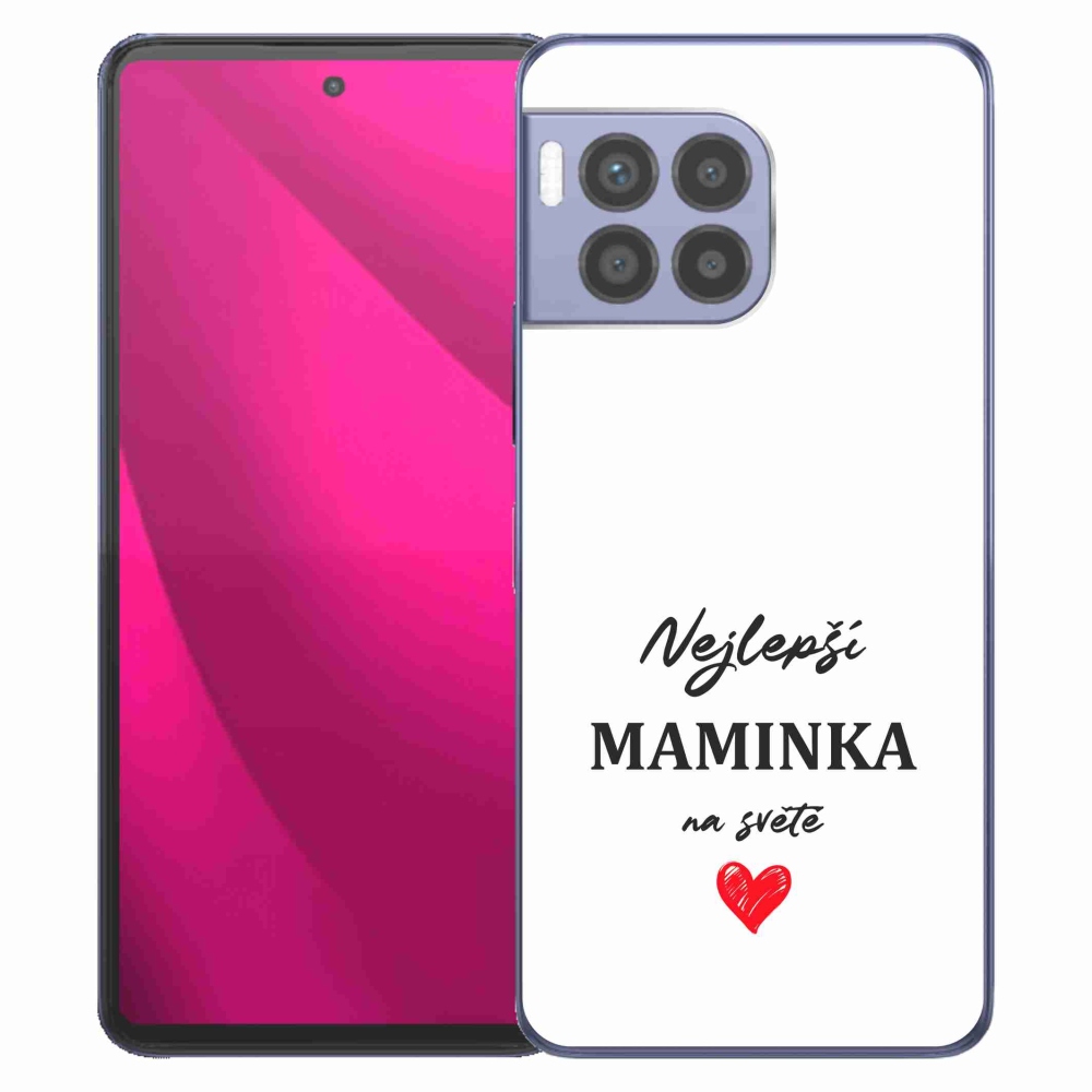 Gél borító mmCase a T-Mobile T Phone 2 Pro készülékhez - Best Mom 1 fehér háttér
