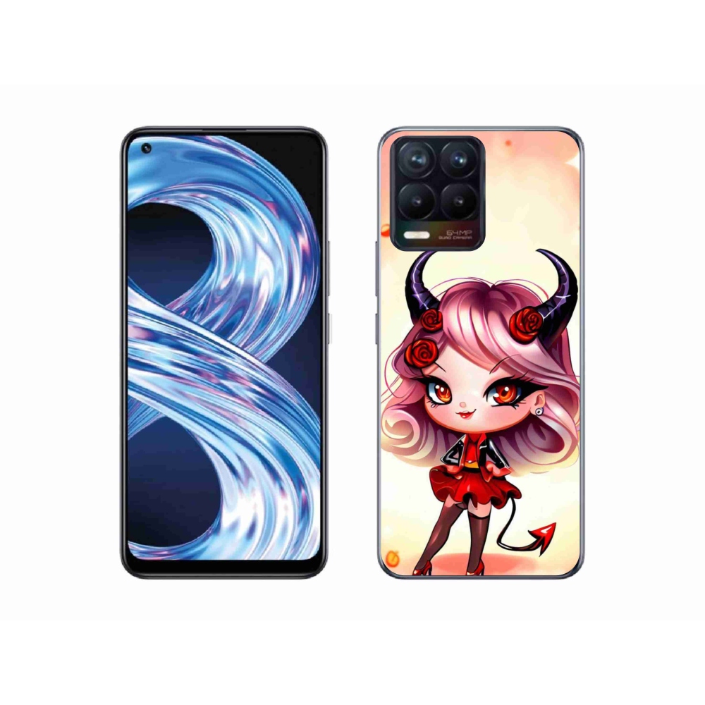 Gél borító mmCase a Realme 8 Pro-hoz - rajzfilm ördög