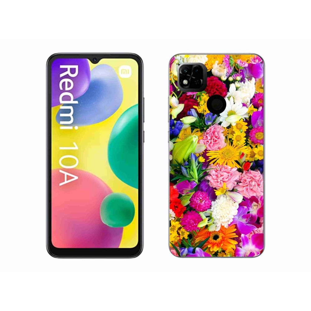 Gél borító mmCase a Xiaomi Redmi 10A számára - virág 12