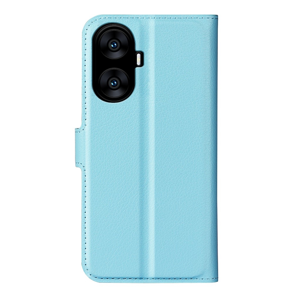 Litchi könyvtáska a Realme C55 készülékhez - kék