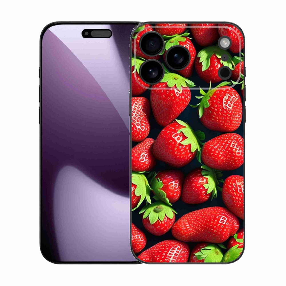 Gél védőburkolat mmCase iPhone 17 Pro Max készülékhez - eper